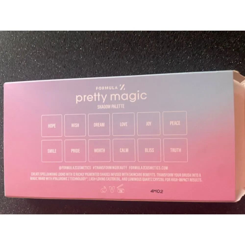 Formula Z Pretty Magic 12-Pan Eyeshadow Palette Matte Shimmer Metallic